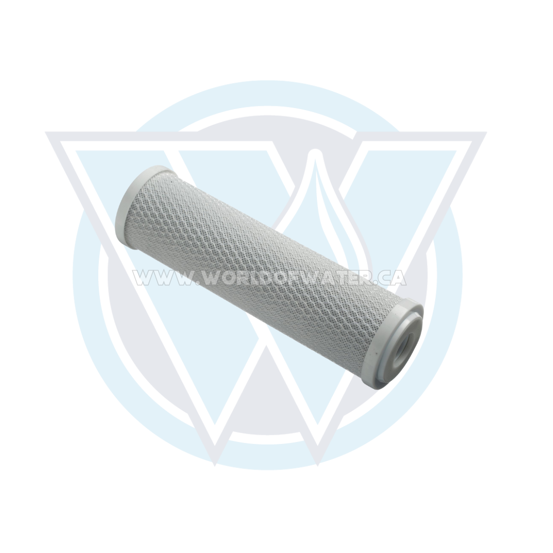 Featured image for “CBC05CTO3NX: Excelpure 9-7/8" Carbon Block Cartridge 0.5 micron”